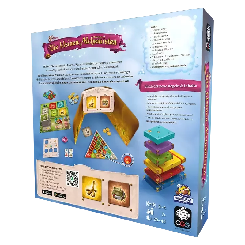 Die kleinen Alchemisten Boxrückseite