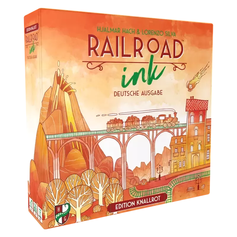 Railroad Ink: Edition Knallrot Boxfront