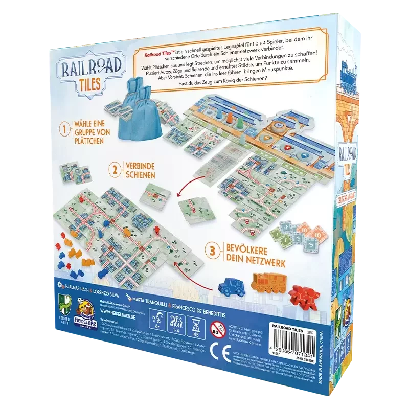 Railroad Tiles Boxrückseite