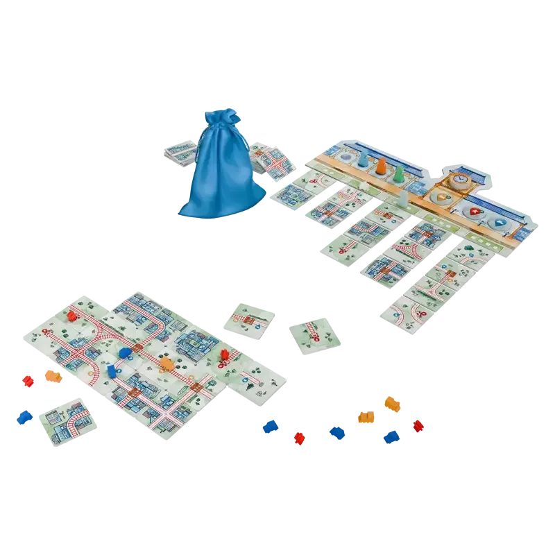 Railroad Tiles Spielaufbau