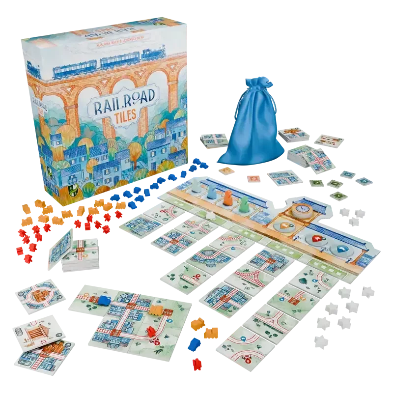 Railroad Tiles Spielmaterial