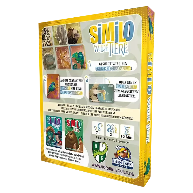 Similo: Wilde Tiere Boxrückseite