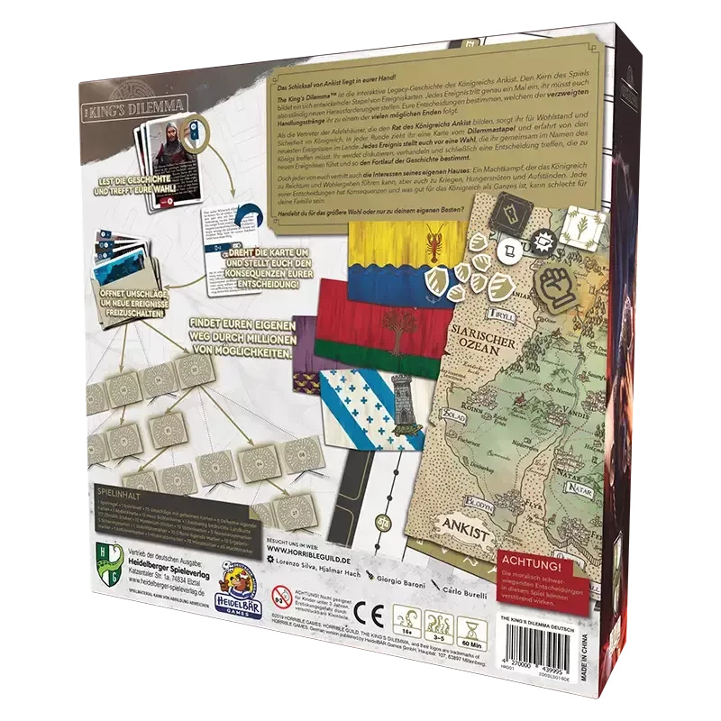 The King's Dilemma Boxrückseite