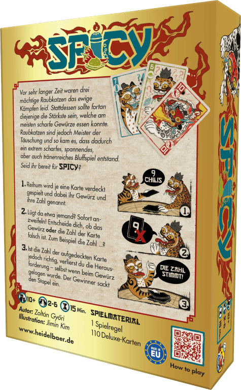 Spicy Boxenrückseite